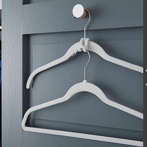 The Container Store Cascading Hanger Hooks Taupe Pkg/10